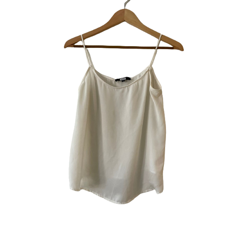Bik Bok Women's‎ Size S Camisole Cami Tank Top Semi Sheer Sleeveless Ivory